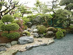 日本庭園の剪定
