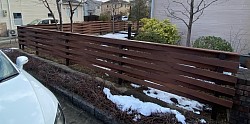 編み込みフェンス 成田K様